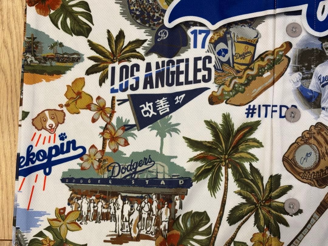 ⭐️期間限定価格⭐️【2025最新・非売品】大谷翔平 サインアロハユニフォーム