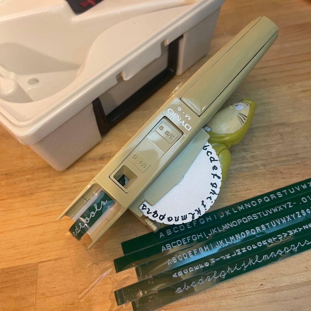 ■製品保証■ 【繋がる筆記体・文字盤4個】ダイモ M-6 DYMO 171-1