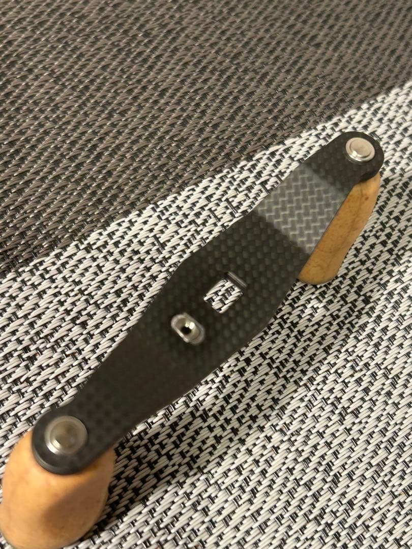 『SLP WORKS』RCSカーボンクランクハンドル 85mm&コルクノブ