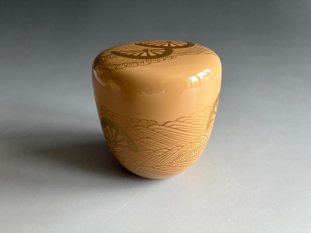 薄茶器　辻石斎　波車　大棗　茶道具