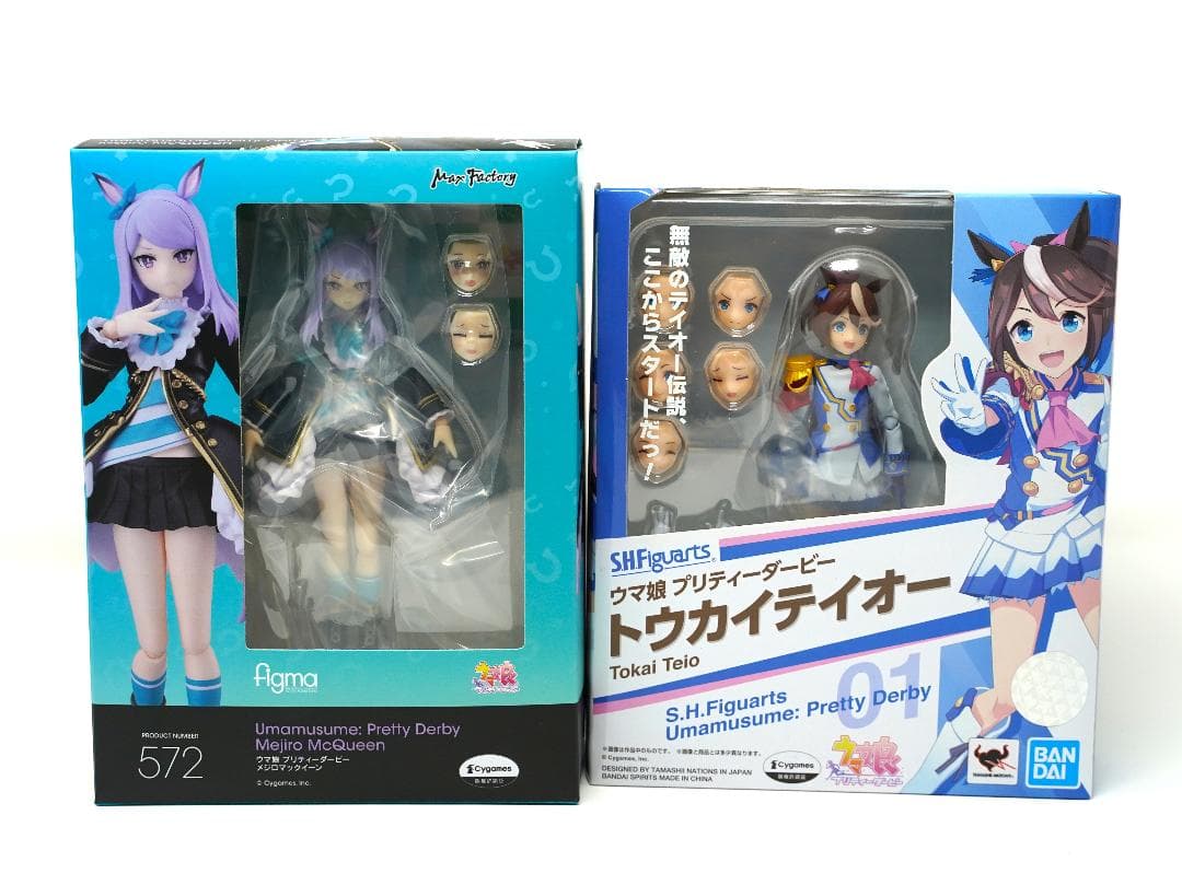 S.H.Figuarts トウカイテイオー & figma メジロマックイーン