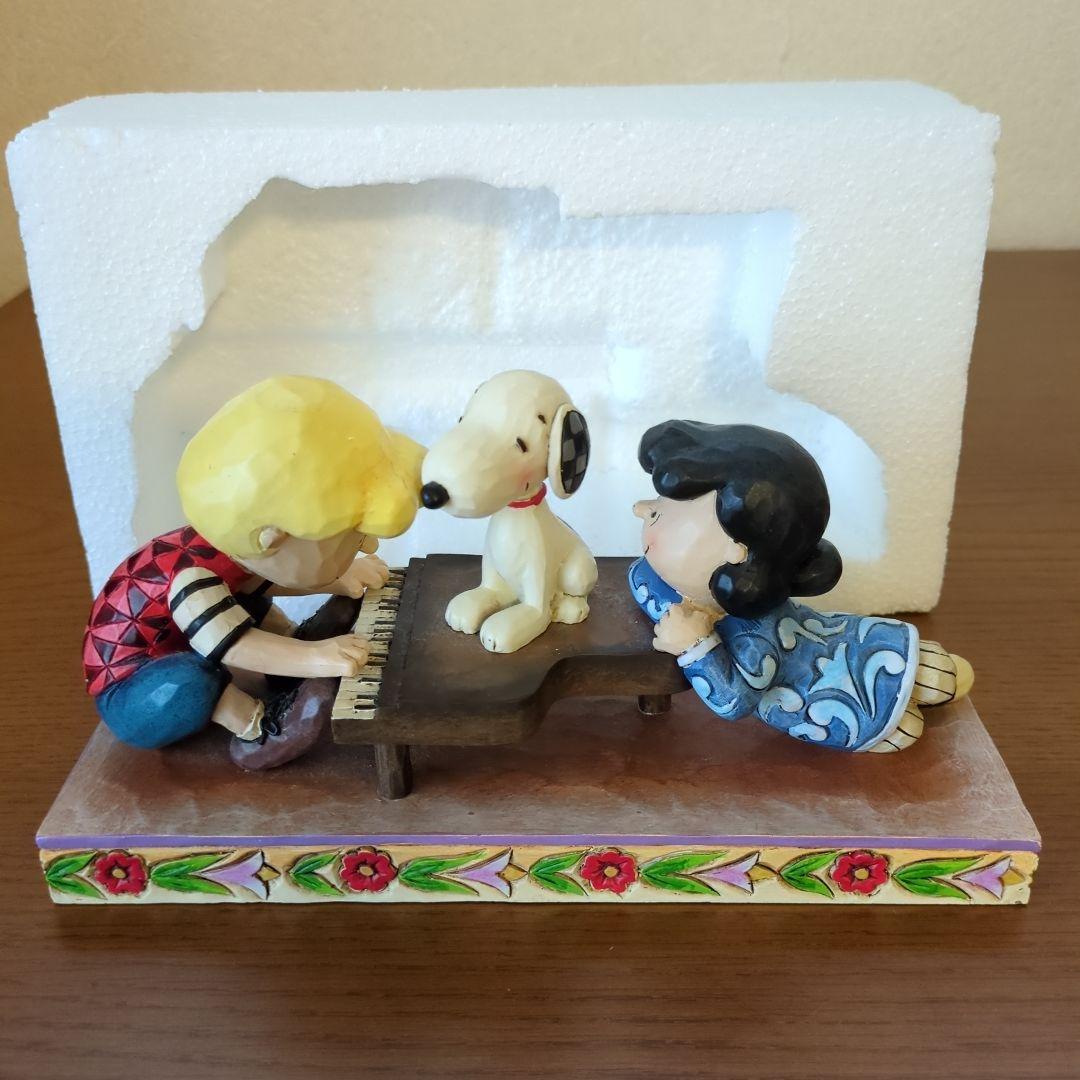 Jim Shore スヌーピー フィギュア シュローダー&ルーシー