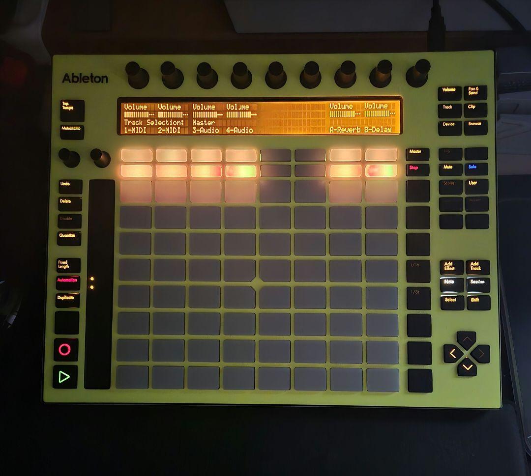 Ableton Push 初代 本体のみ ケーブルなし イエロー外装