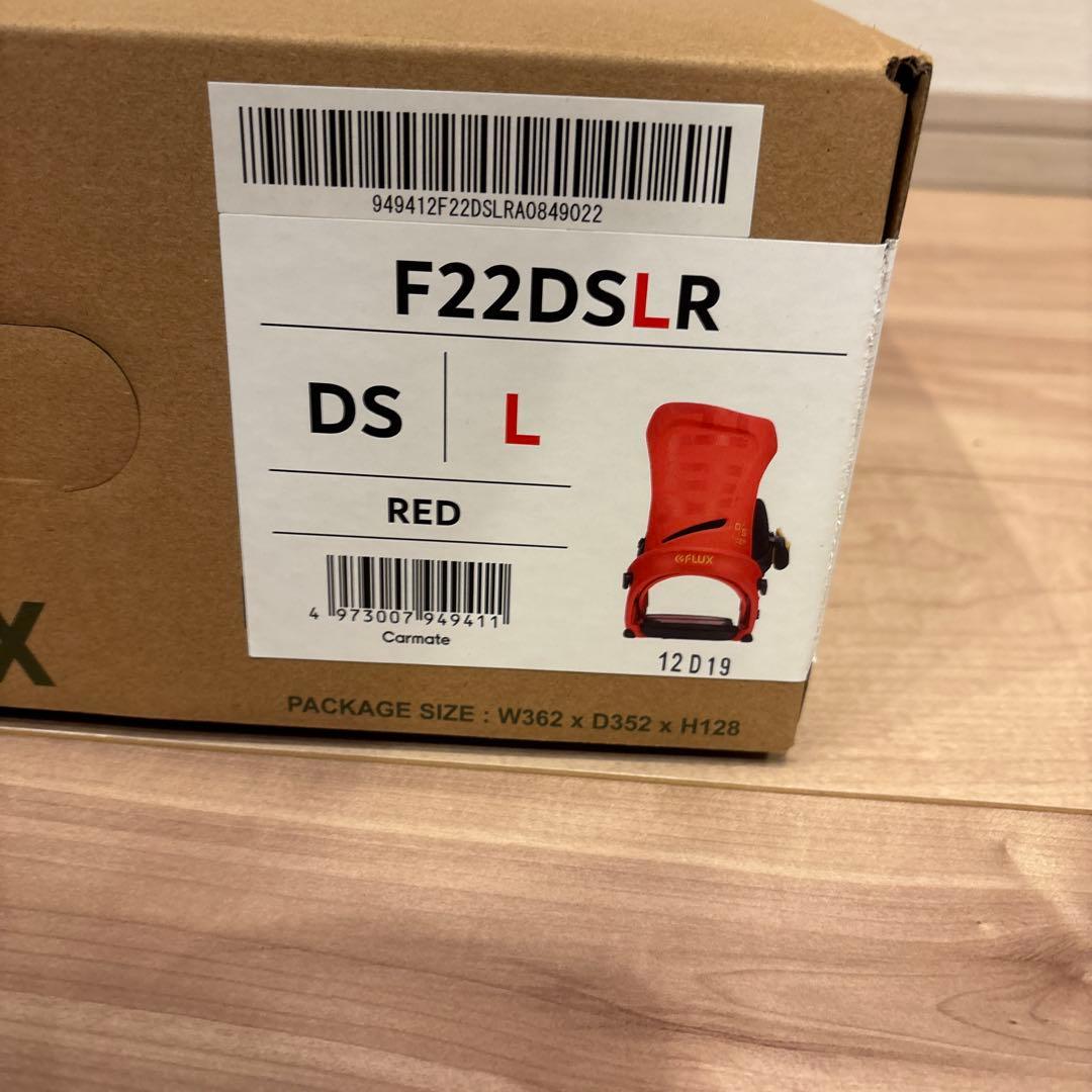 FLUX F22DSLR ビンディング Lサイズ レッド　DS