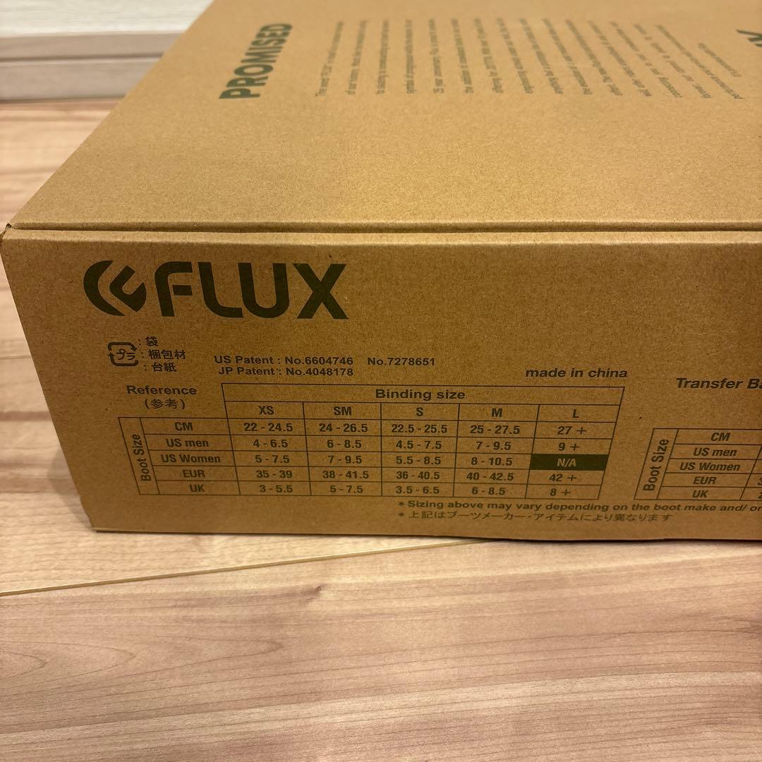 FLUX F22DSLR ビンディング Lサイズ レッド　DS