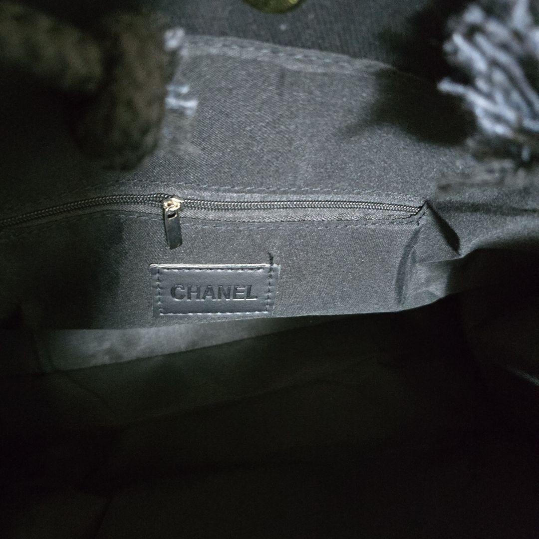 CHANEL キャンバス トートバッグ 黒【非売品】