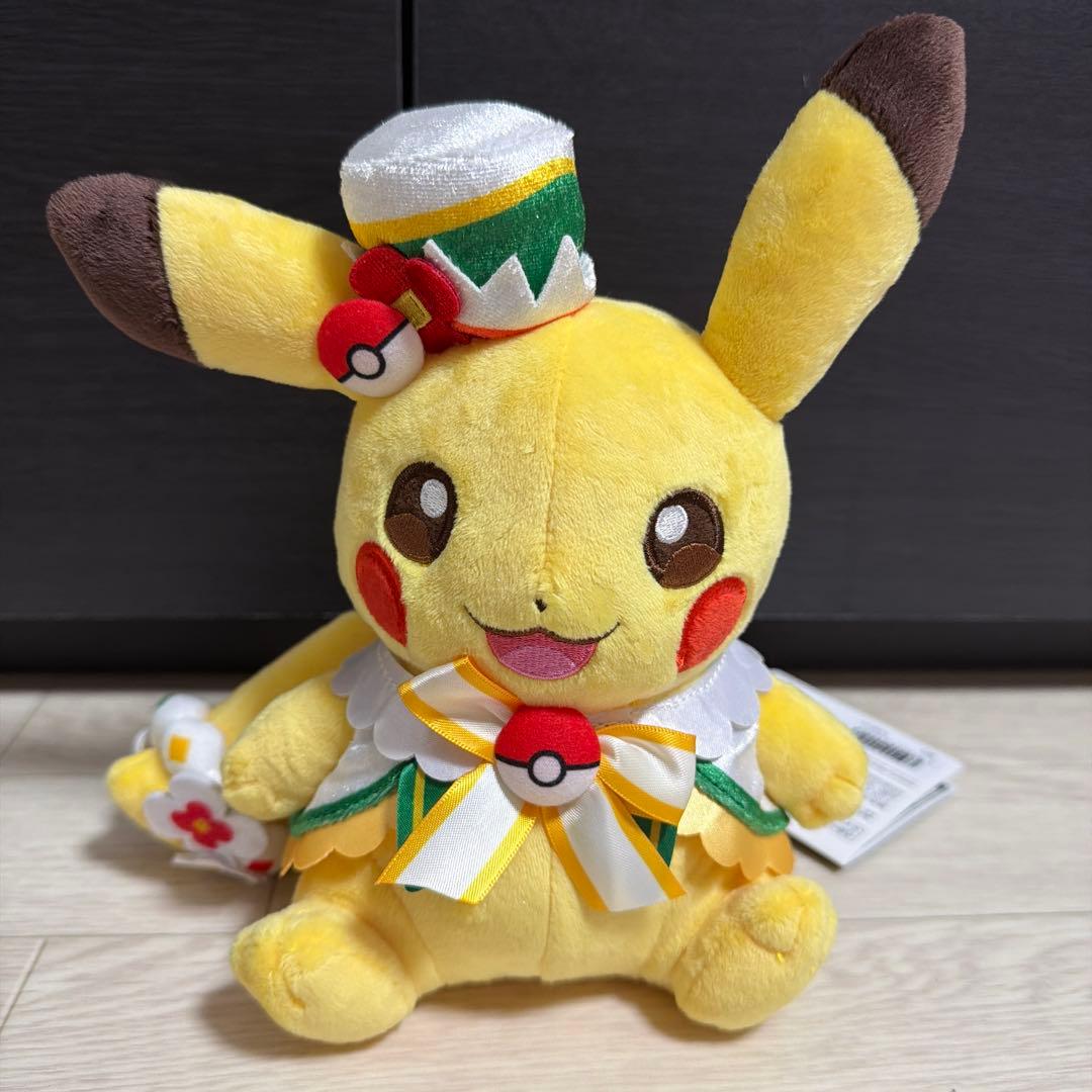 ポケパークカントー ぬいぐるみ カーニバル衣装 イーブイ＆ピカチュウ
