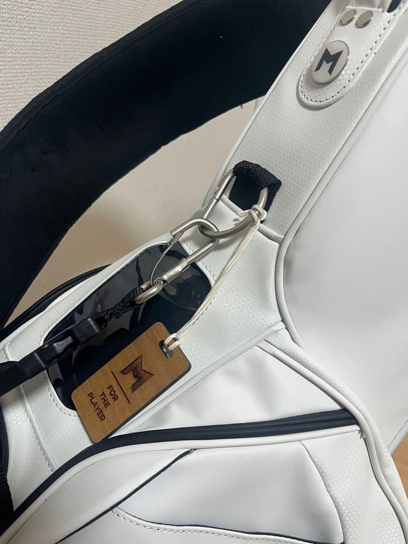 MNMLゴルフ キャディバッグ スタンドバッグ ホワイト