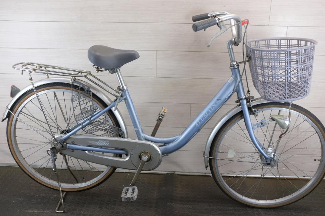 軽快車　24インチ　シングル　オートライト