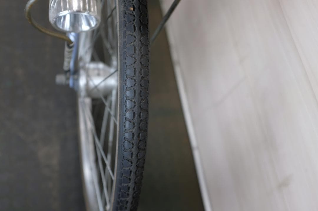 軽快車　24インチ　シングル　オートライト