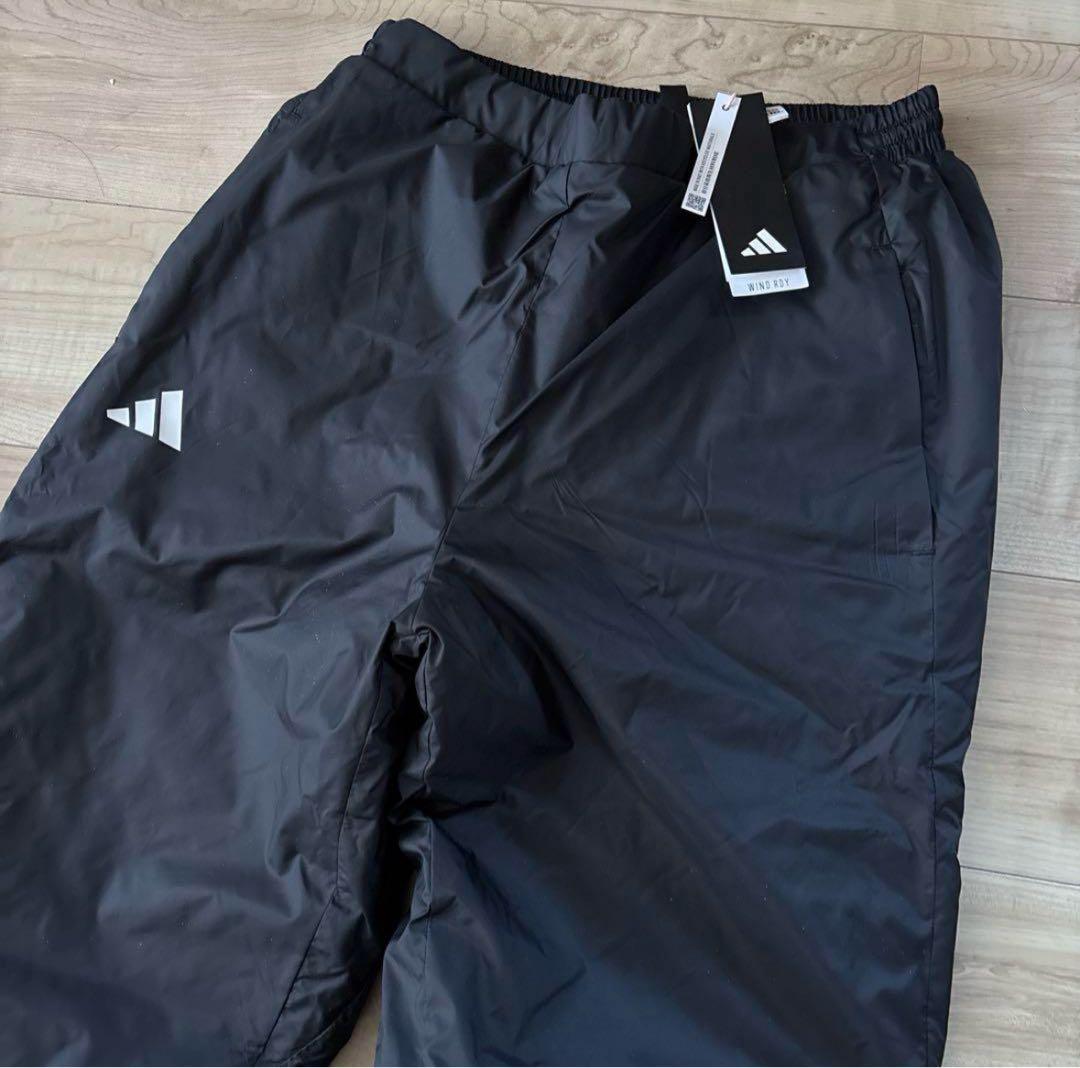 新品　アディダス　メンズ　中綿ウィンドブレーカー　上下セットアップ　黒　XL