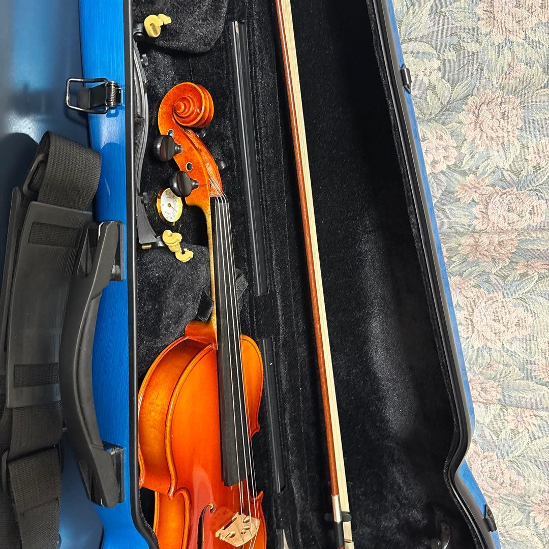 バイオリン 青色ハードケース付き SUZUKI NO.280 3/4サイズ