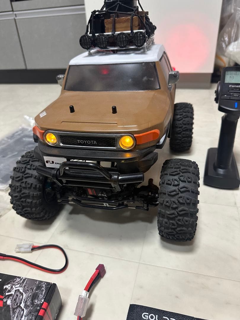 タミヤラジコン　CR-01 クローラー4WS仕様 フルセット　3PVフタバプロポ