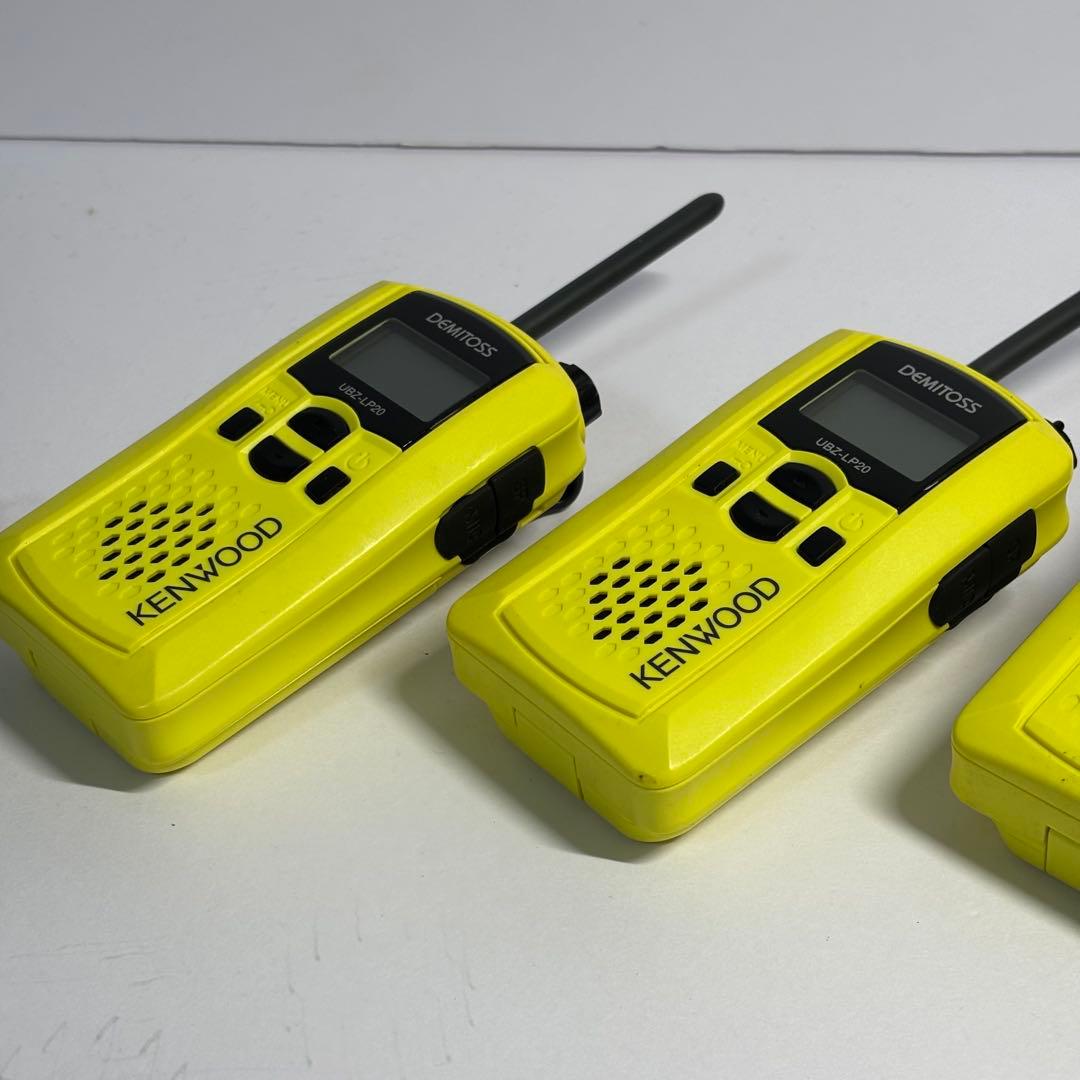 KENWOOD UBZ-LP20 トランシーバー インカム 4台セット