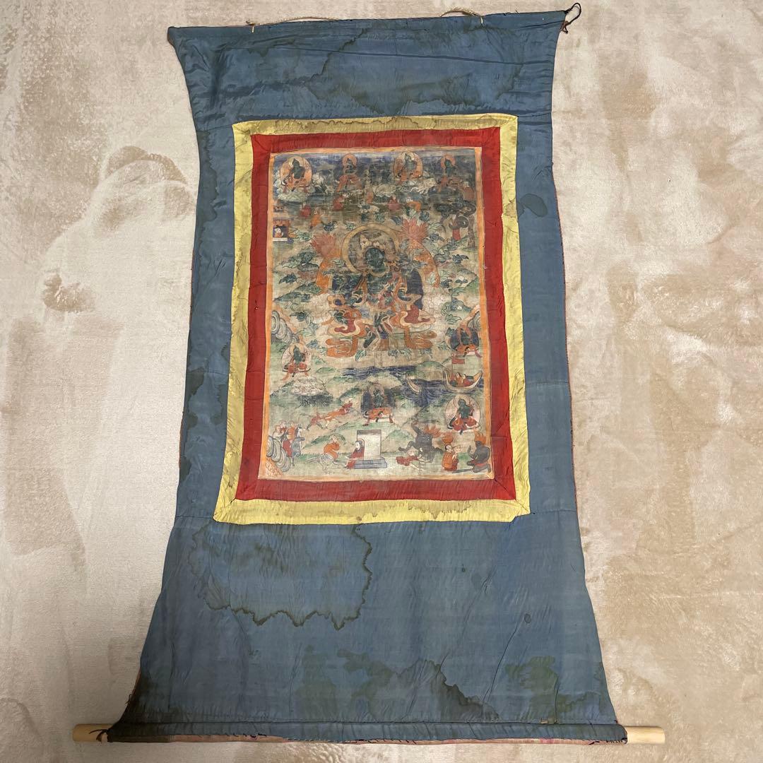 骨董　仏画　タンカ