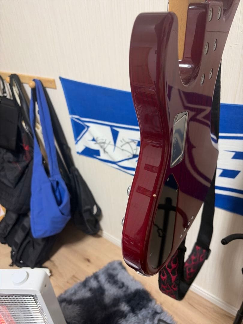 ESP ap エレキベース ワインレッド