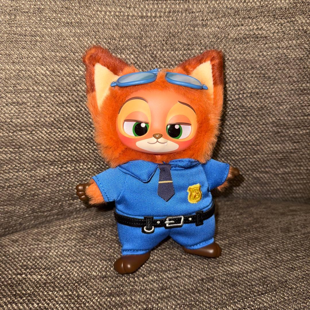 MINISO ディズニー　ズートピア　マスコット　ぬいぐるみ ニック　2点セット