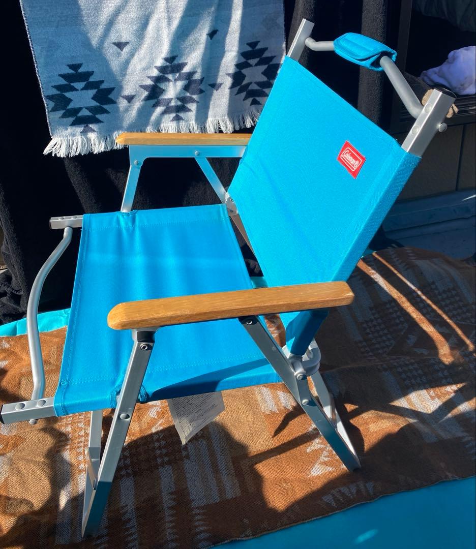 Coleman　コールマン　コンパクトフォールディングチェア　希少　スカイカラー