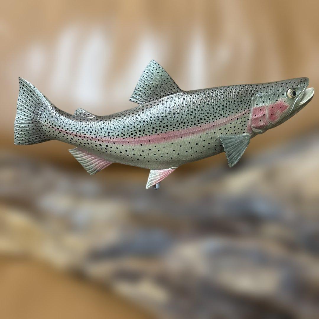 T-CRAFT 中村俊幸氏作 虹鱒木彫