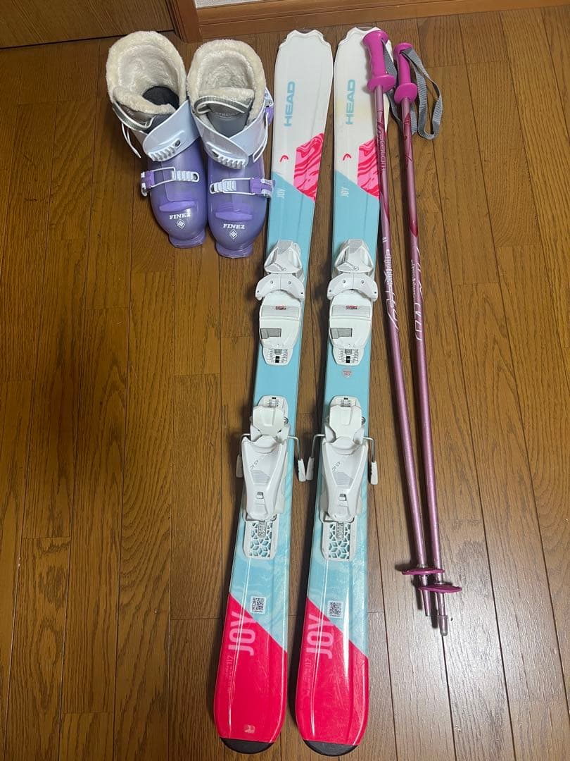 子供用　HEAD スキーセット 3点セット（ウェア、手袋サービス）