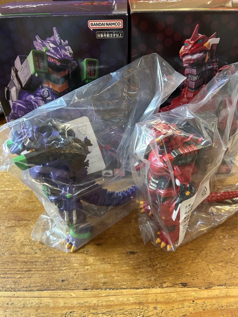 ムービーモンスターシリーズ３式機龍 エヴァ初号機２号機イメージカラー セット