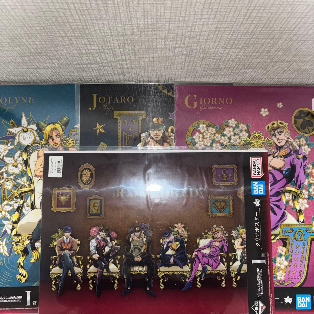 一番くじ　ジョジョワールド　B賞　E賞　F賞 ラストワン賞　フィギュアセット