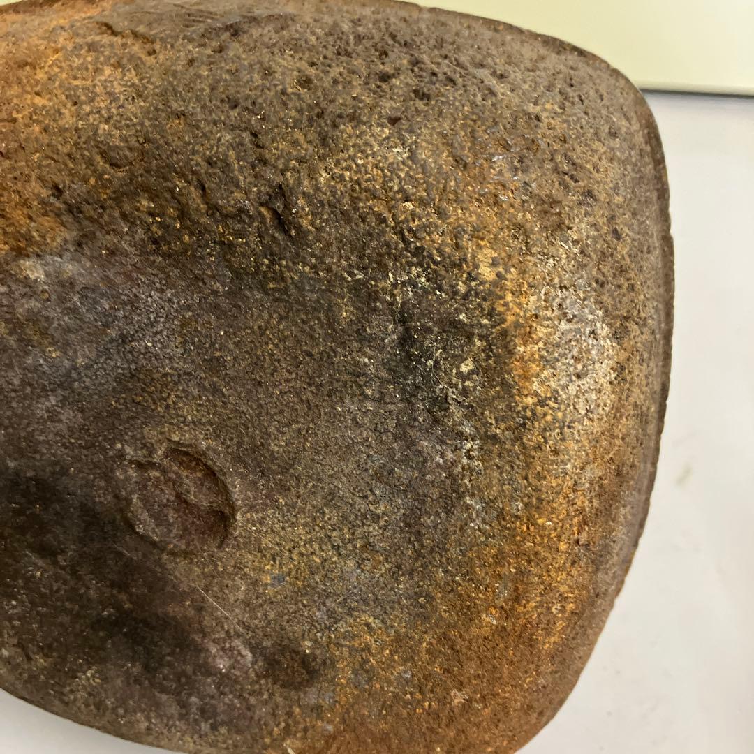 【希少・骨董】南部鉄器 鉄瓶 四角型 鶴笹文 銅蓋 アンティーク 当時物 レトロ