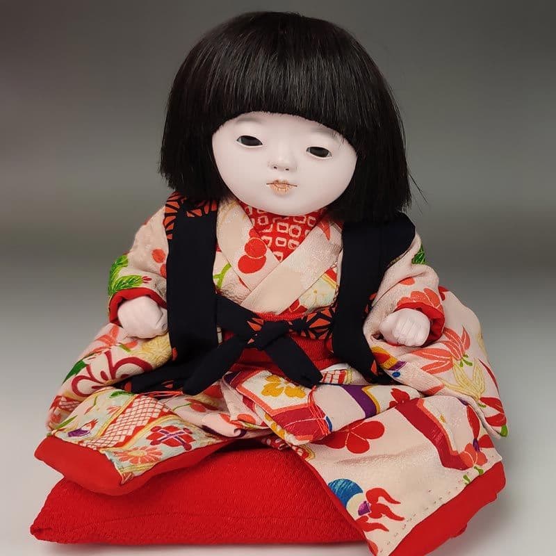 松乾斎東光作　8号おさな人形　女の子