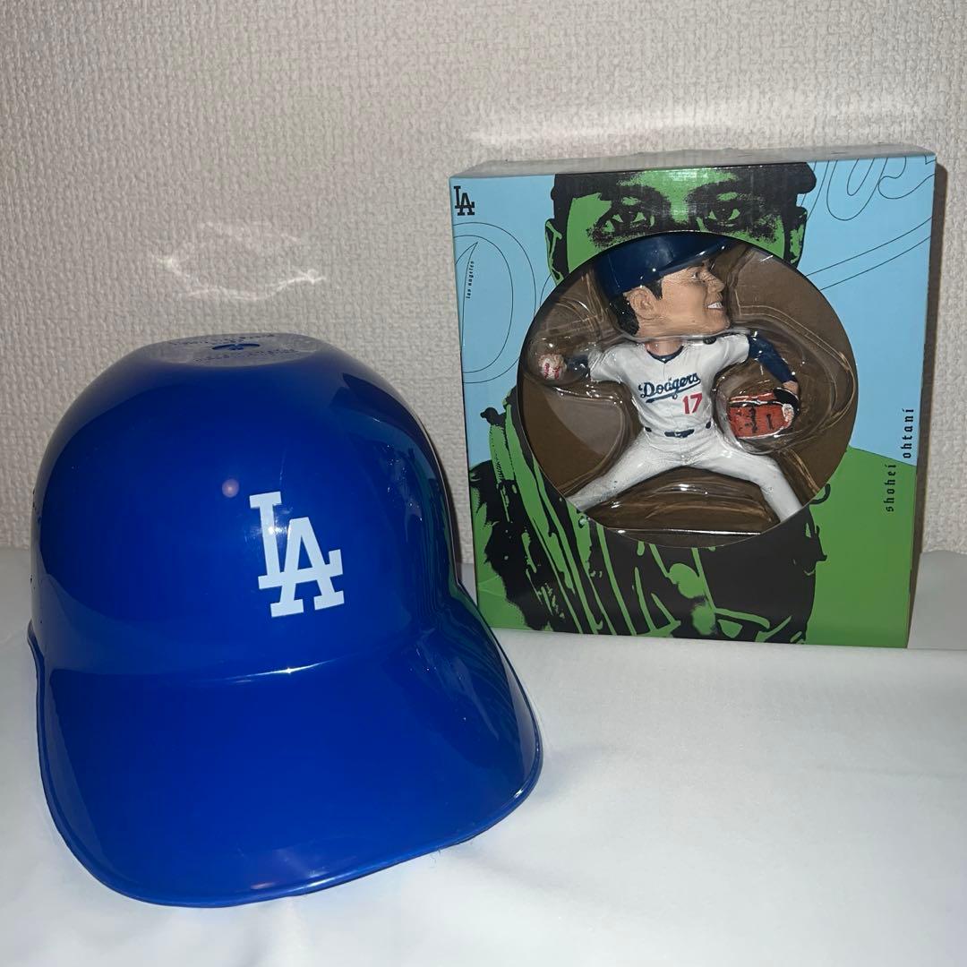 ドジャース大谷翔平 初投手ボブルヘッド 9/10来場者限定(キャップ付)