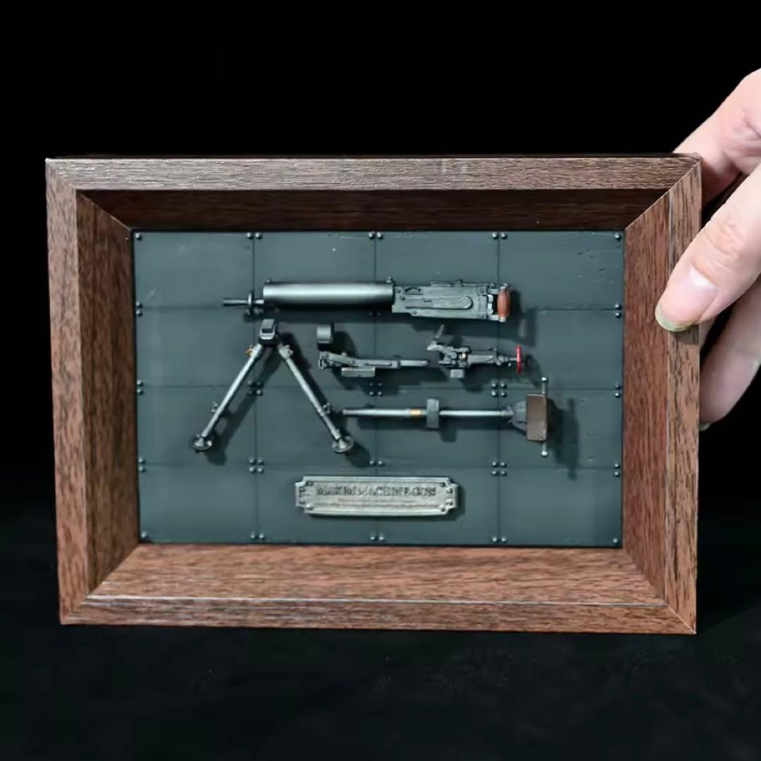 機関銃 マシンガン ディスプレイセット フォトフレーム モデル