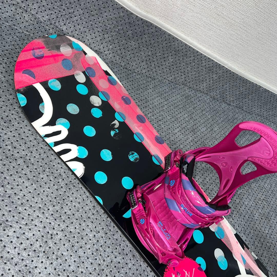 7-8回使用138cm RIDE RAPTURE×FLUX GU15 XSサイズ