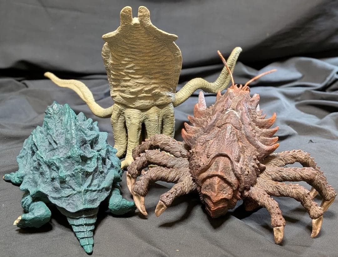 大怪獣シリーズ東宝怪獣総進撃ゲゾラ＆ガニメ＆カメーバ（バンダイミュージアム）３体
