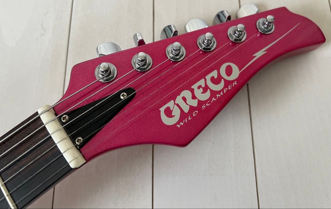 未使用品 GrecoWSR-46/PPKスパークリングピンク　エレキギターグレコ