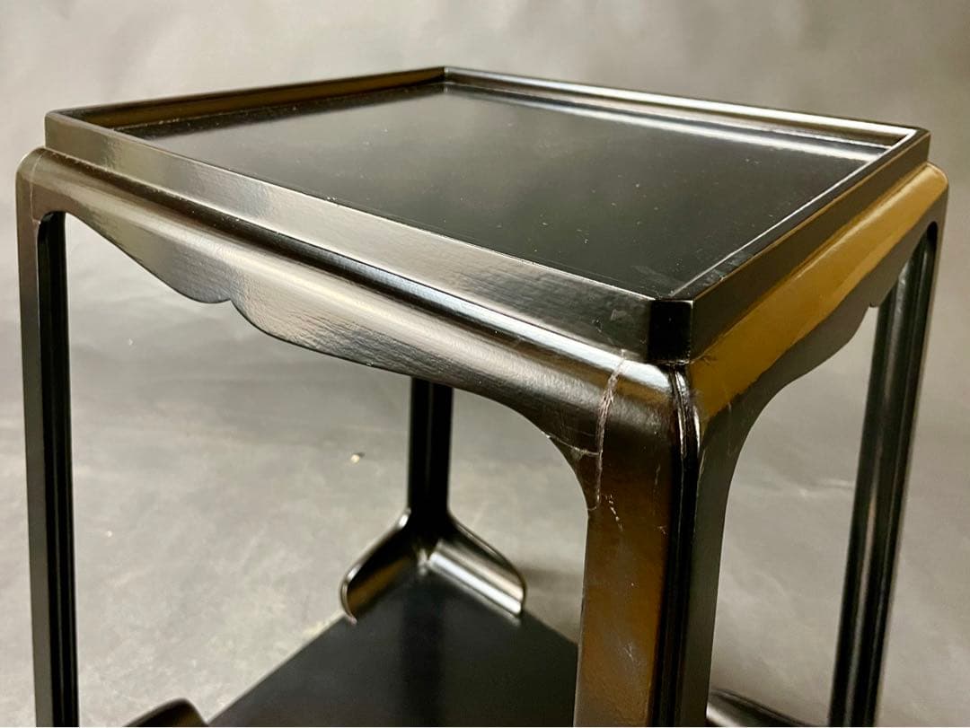 割引❗️『母』 一貫塗 高麗卓 小棚 元箱 （1119①）