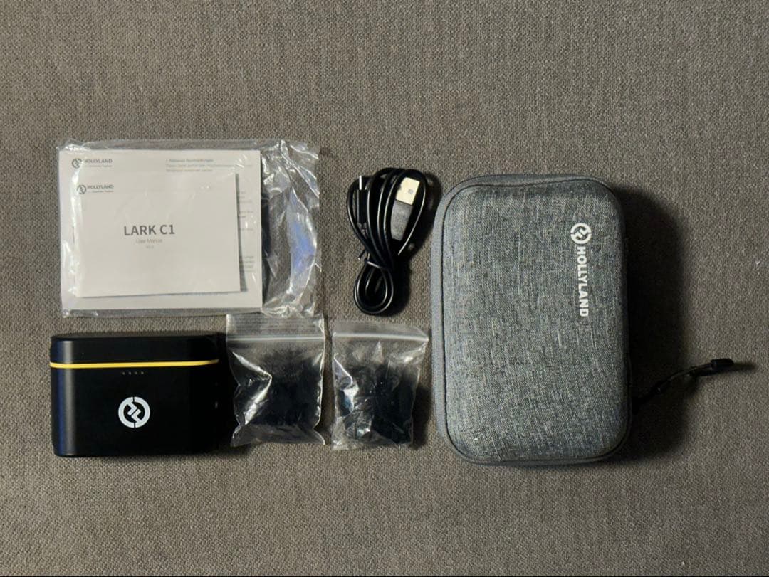 Hollyland Lark C1 Lightning ワイヤレス マイク 収録
