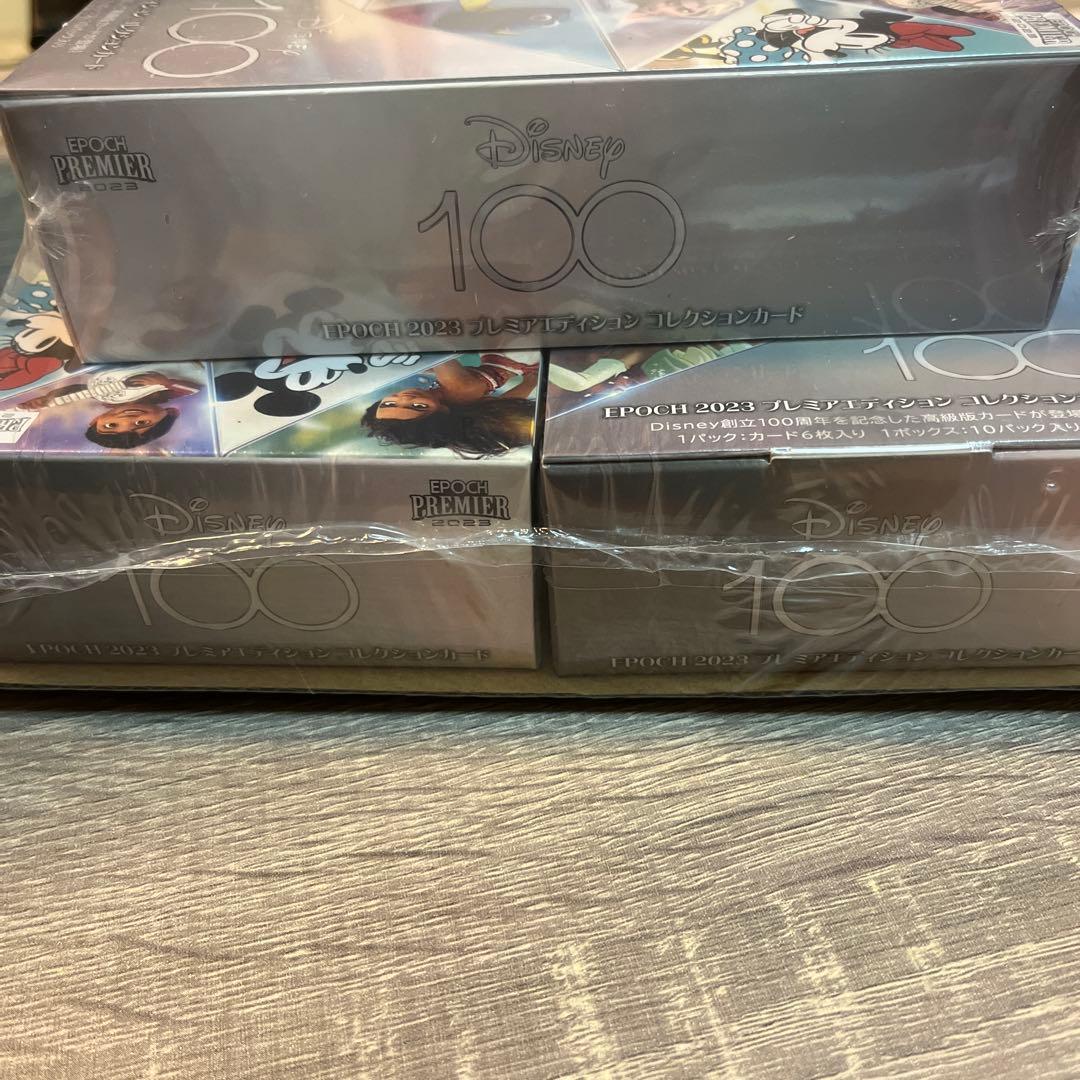 Disney 100 エポック プレミアムエディションコレクションカード3Box