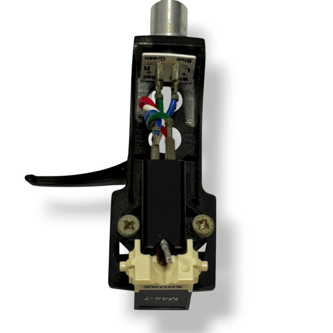 ☆良品 テクニクス SHURE M44-7 ヘッドシェル付 フォノカートリッジ針