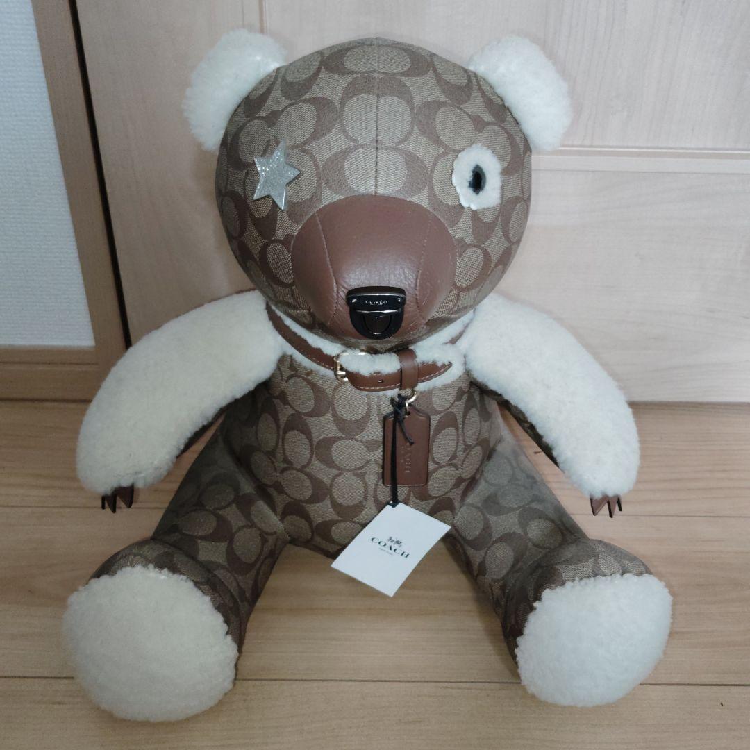 COACH クマ型ぬいぐるみ一点物