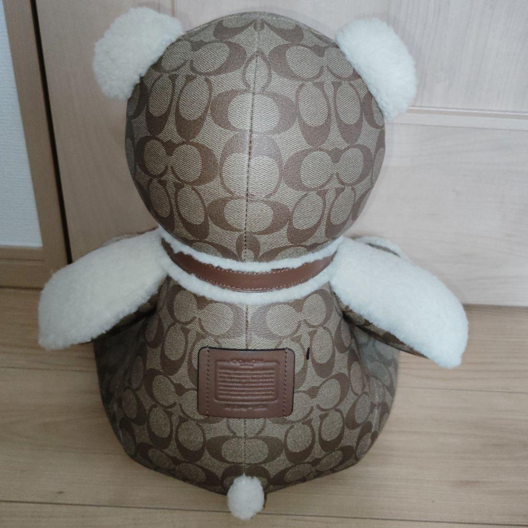 COACH クマ型ぬいぐるみ一点物