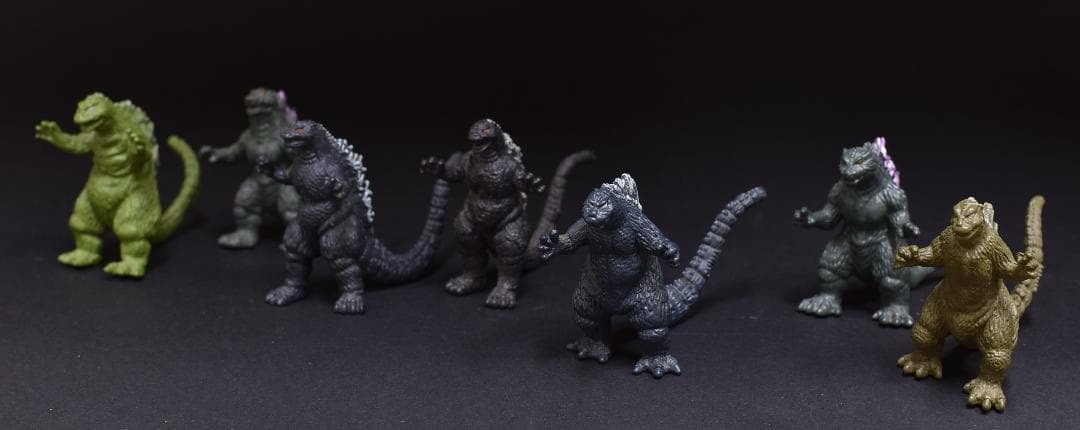 中古　食玩 ゴジラ王国１7体セット　本体のみ