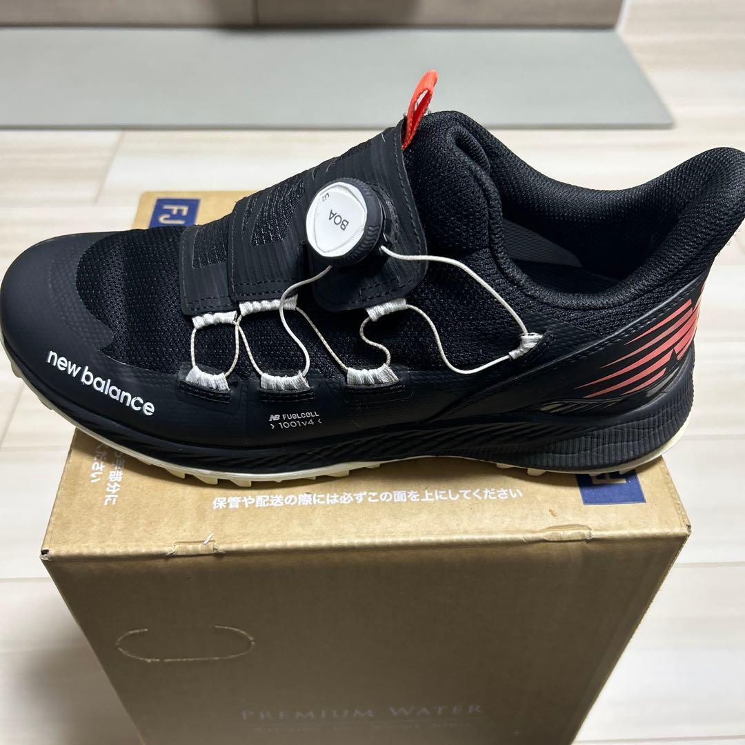 new balance BOAダイヤル式ゴルフシューズ ブラック