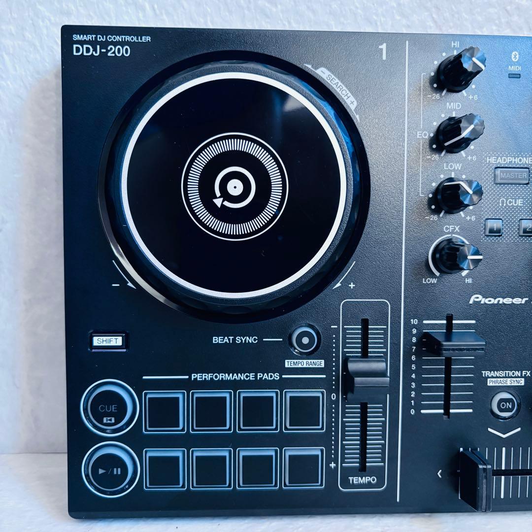 美品Pioneer DJ DDJ-200 DJコントローラー Bluetooth