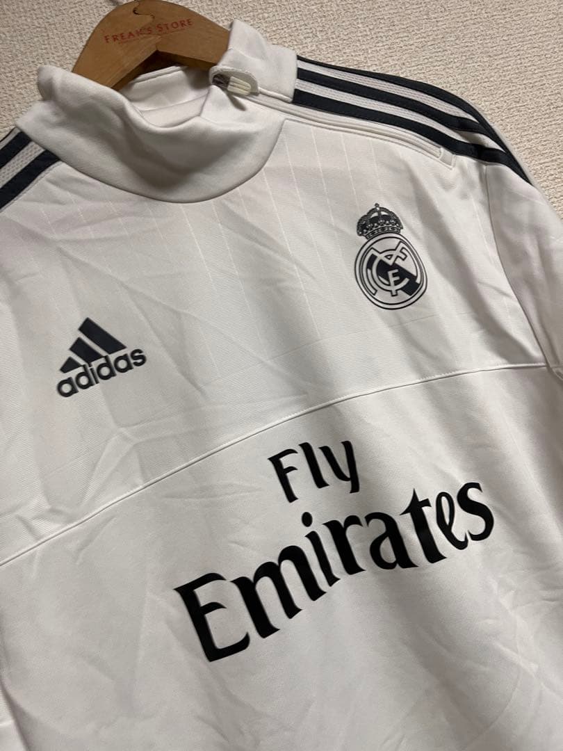 スペインリーグレアルマドリードadidas製長袖プラクティスシャツバルセロナ