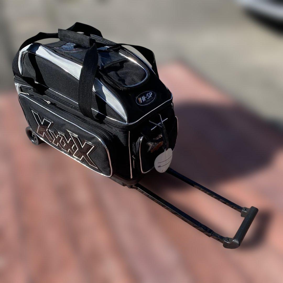 HI-SP XXXX STRIKES 2ボール用 ボウリングバッグ キャスター