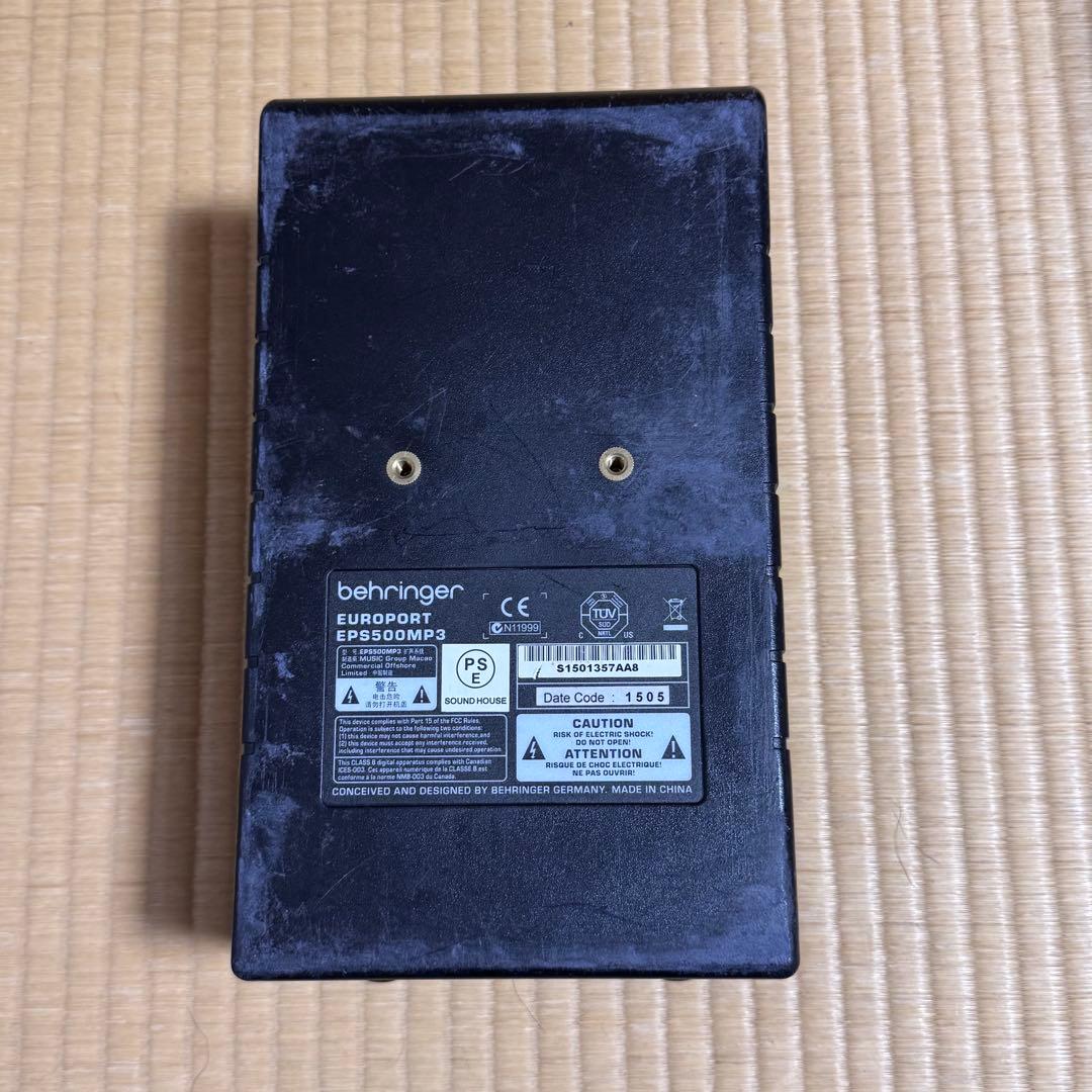 BEHRINGER EUROPORT EPS500MP3 パワードミキサー