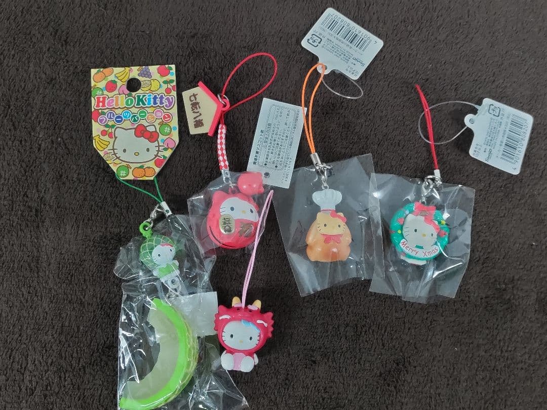 HelloKitty ハローキティ キーチェーン6種 & ストラップ5種セット