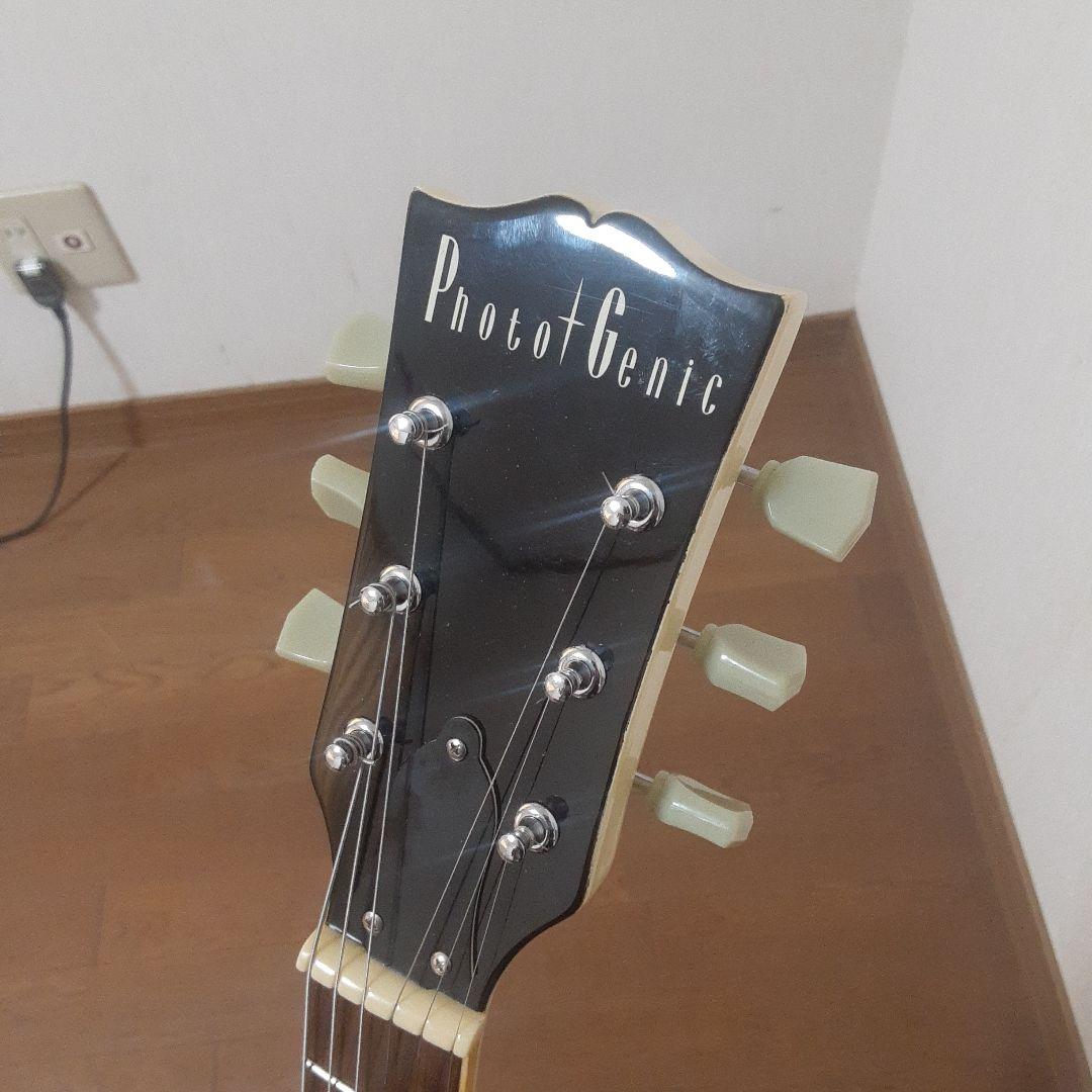 Photogenic SGスタイル エレキギター アイボリー　ケース付き
