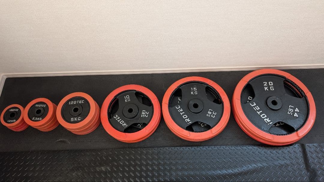 ボディーメーカー　パワーラック　アイロテック　140kg　バーベル　ホームジム