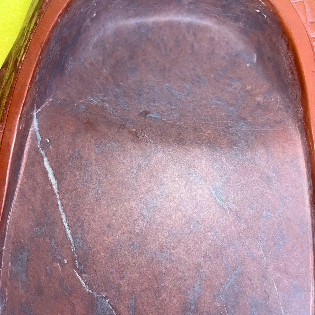 ⭕️希少　岩手県　紫雲石硯　佐藤鉄三郎　30Ｃm近い2Ｋg超えの大型硯