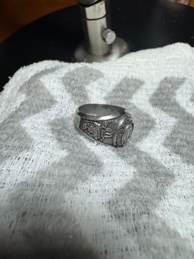 70s マクドナルド カレッジリング BALFOUR社 指輪 ヴィンテージ18号